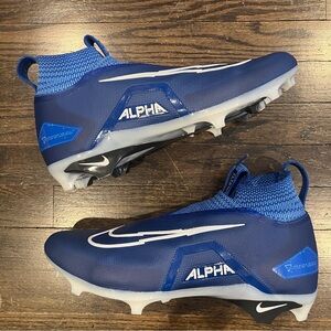 Nike Alpha Menace Elite 3 "Game Royal” Football Cleats CT6648-414 Size 14